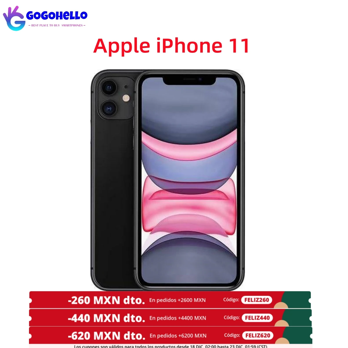 

Original Apple iPhone 11 6.1" Liquid Retina IPS LCD FACE ID A13 Genuine iPhone Unlocked iOS Cell Phone