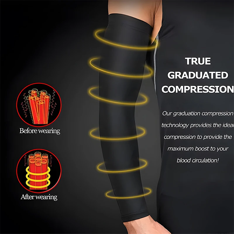 Comprasion Garment Arm Sleeve to provide support and graduated