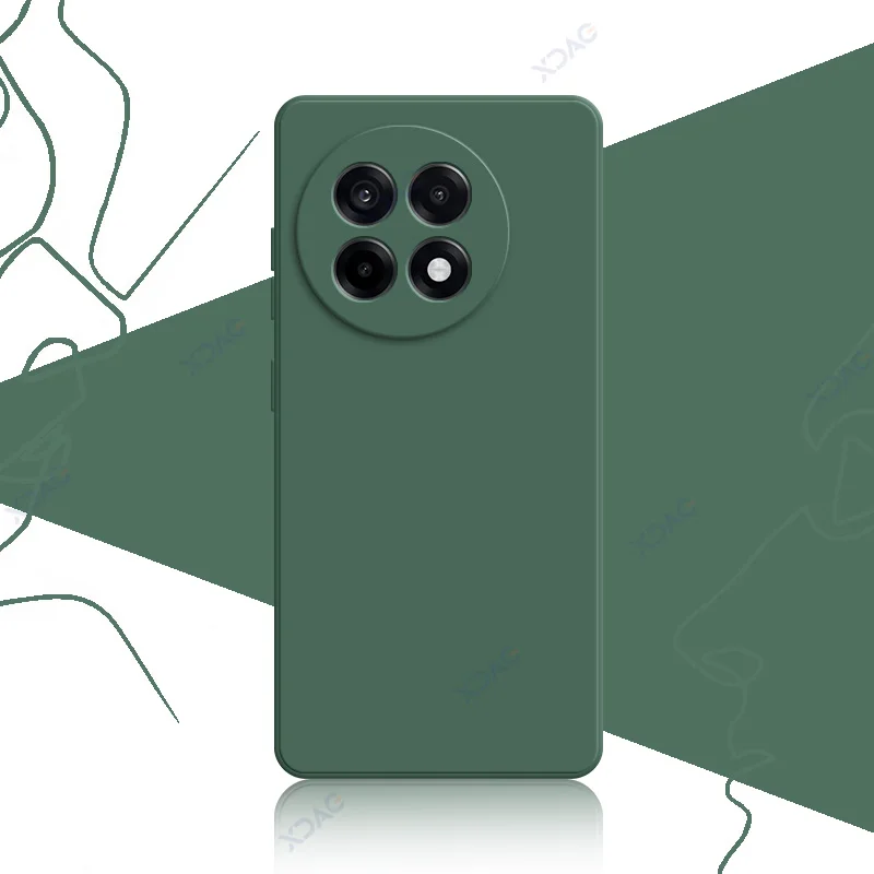 Enhanced Luxury Dual Layer Liquid Silicone Phone Case with 360-Degree Protection