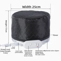 Bonnet chauffant imperméable pour soins capillaires, température réglable, idéal pour l'application profonde de soins à domicile, en salon ou en spa 6