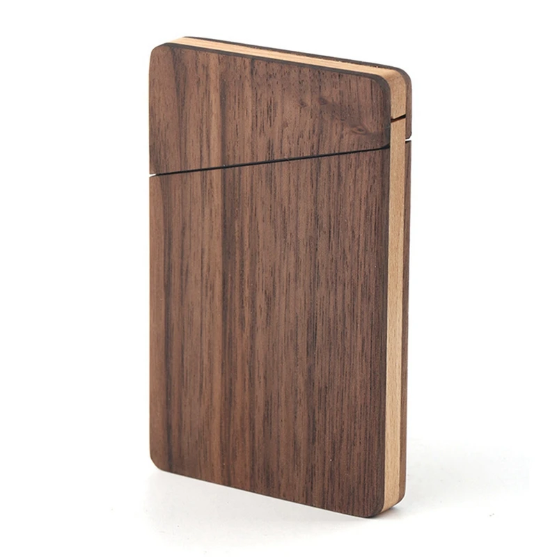 휴대용 나무 명함 상자, 비즈니스 선물 카드홀더, 단단한 나무 명함 상자, 선물..