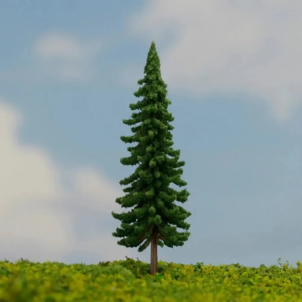 Artificial Plants 40Pcs Miniature Landscape Scenery Train Railways Trees Model Scale 1:100 Green Artificial Miniature Tree Scenery Railroad Decor