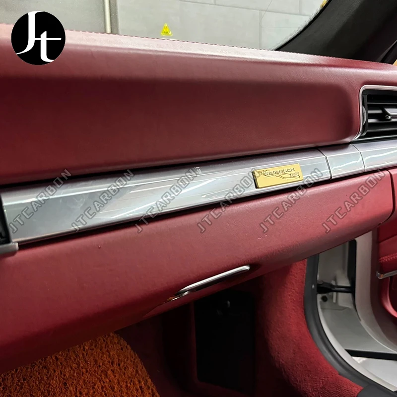 ポルシェ 991 992 ヴァイサッハ GT3RS インテリア 3D メタルロゴ