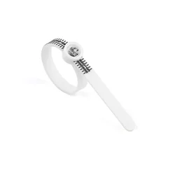 Precision Ring Sizer with Magnifying Glass (HK Size White)
