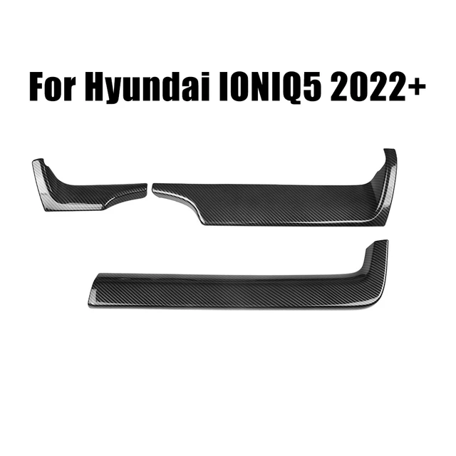 Neue Carbon Faser ABS Autos Dashboard Rahmen Abdeckung Trim Für Hyundai IONIQ  5 2022 + Auto