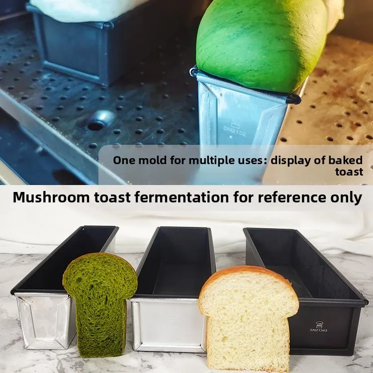 Tee-Able SN232 Rectangular Non-Sti Bread Pound Cake Fruit Strip Home Use Kitchen Baking Molds Aluminum Alloy Cake Molds