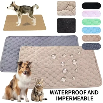Dog Urine Pads Washable Reusable Anti Slip Pet Pee Pad Puppy Training Pad Pet Bed Urine Mat for Car Seat Cover Pet Supplies 1