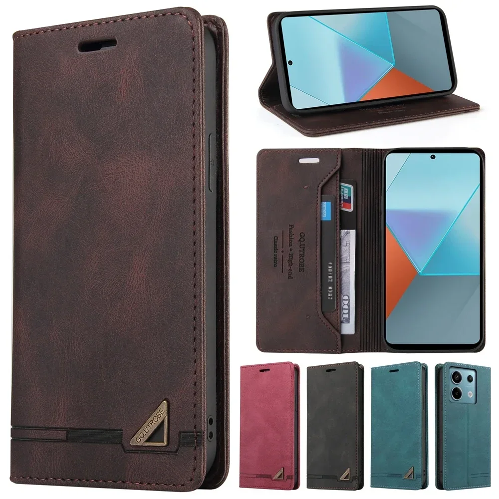 RFID Blocking Leather Wallet Phone Case