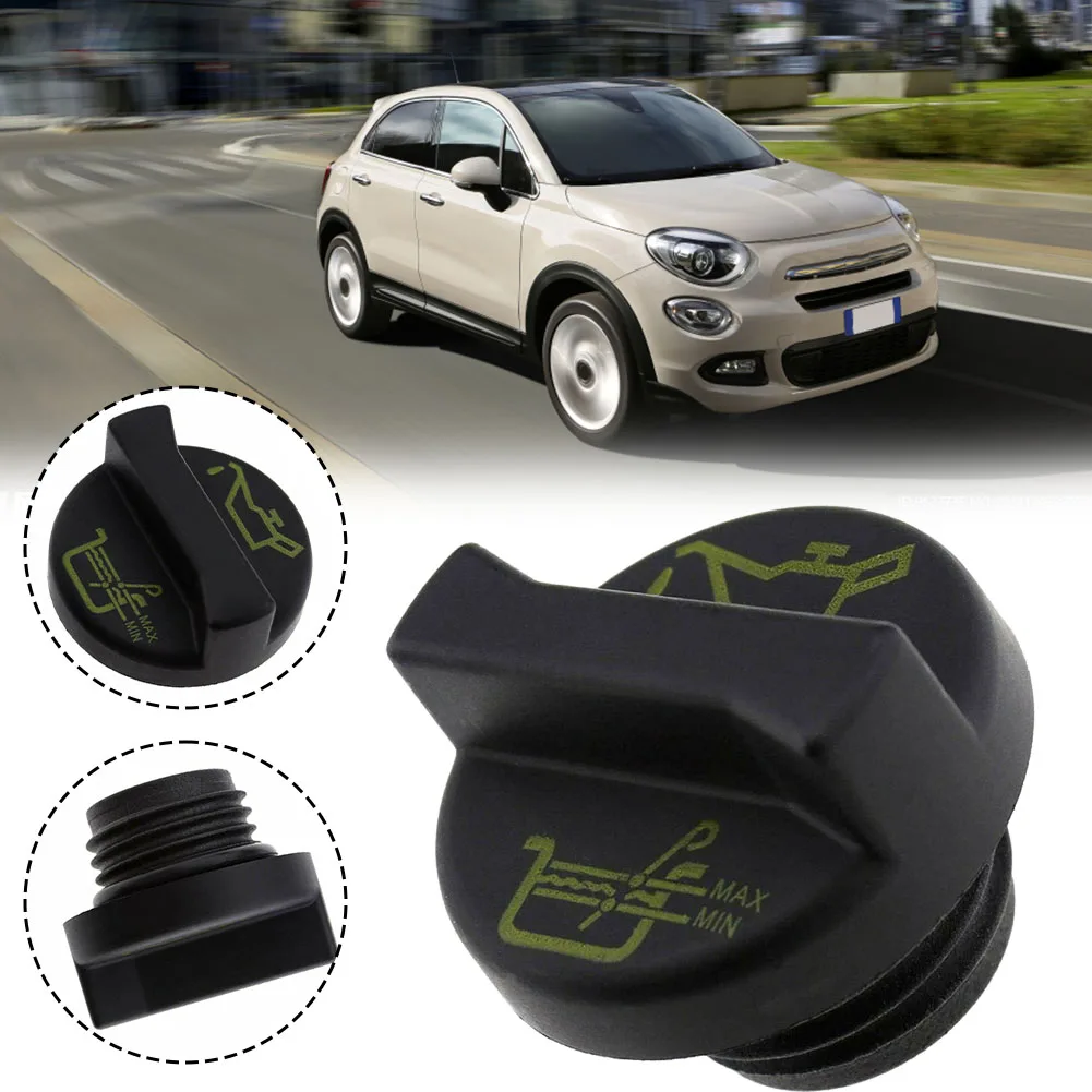 Car Engine Oil Cap Filler Cover For Jeep Compass Fiat Add Oil Filler Cap 55222036 71740676 oil filler cap