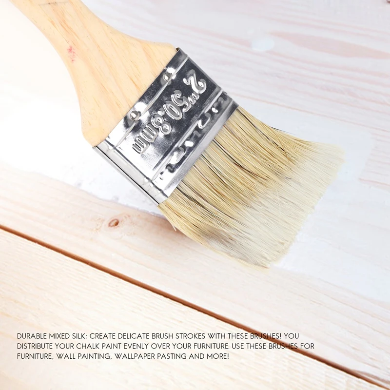 B62B-24 Pack Of 1.5 Inch (35Mm) Paint Brushes And Chip Paint Brushes For Stains Varnishes Glues And Gesso