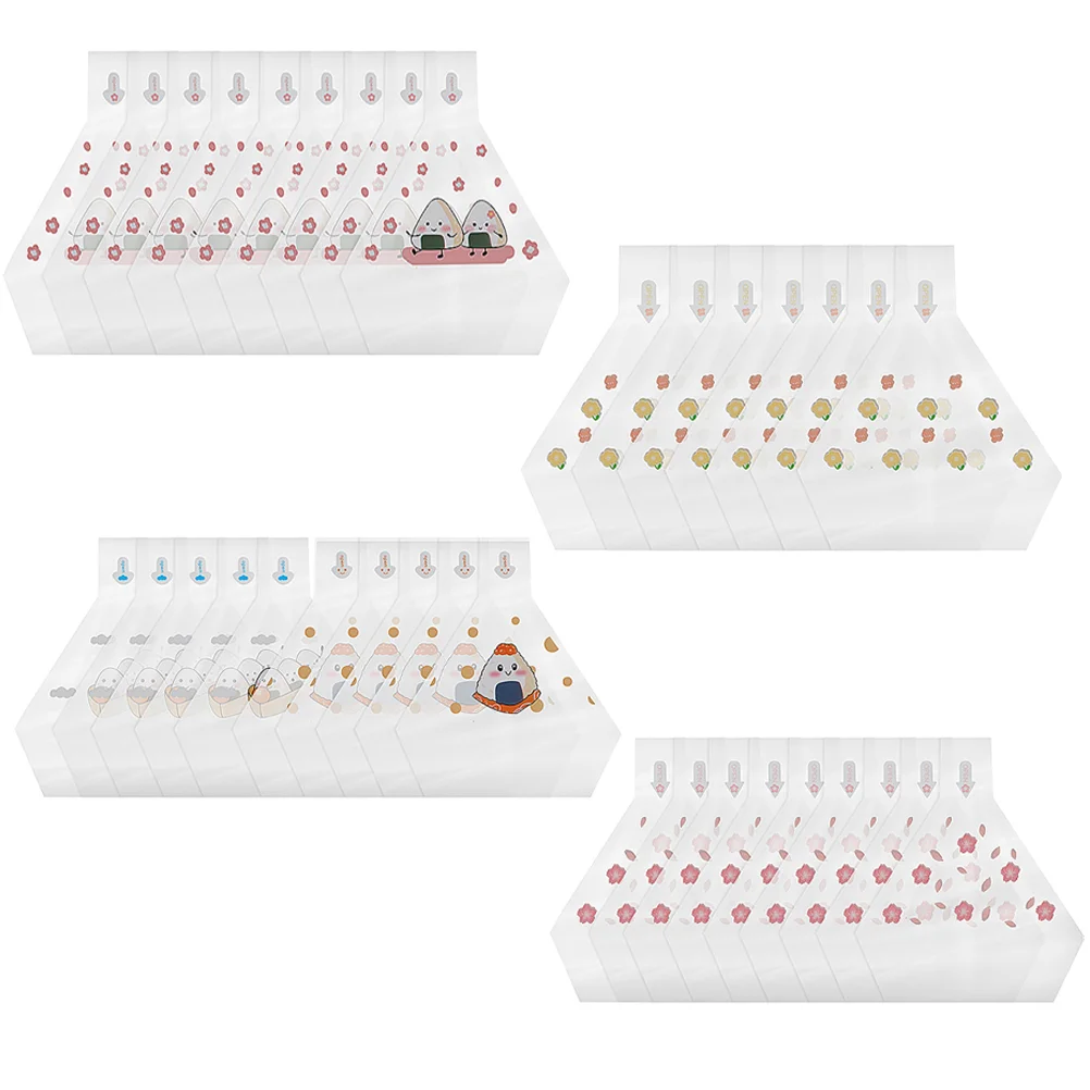 150 Pcs Pp Dedicated Rice Ball Packaging Bag Onigiri Opp Packing Bags Triangle Wrappers