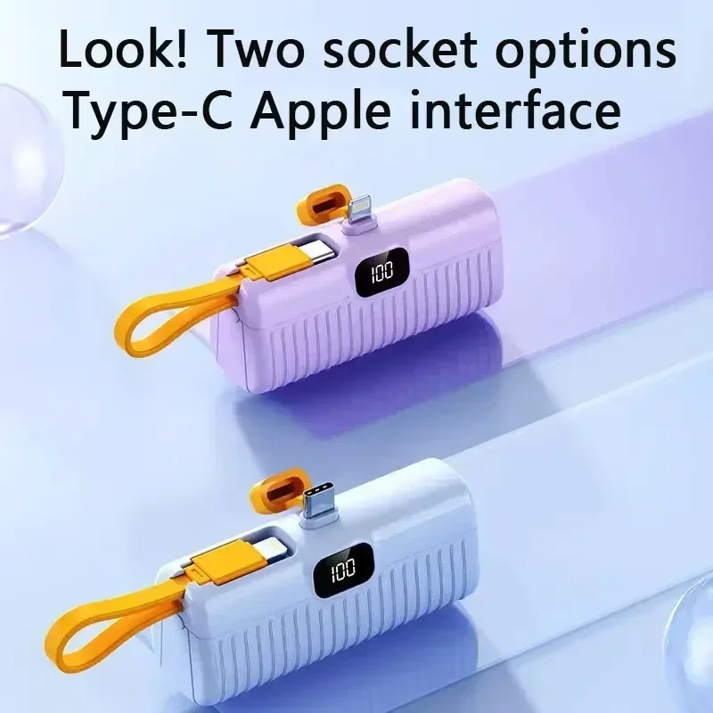 30000mAh Mini Wireless Power Bank High Capacity Fast Charging Mobile Power Supply Emergency External Battery For iPhone Type-c