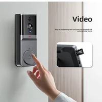 M16A 1080P Wireless Waterproof Video Doorbell 4.3-inch IPS Screen Infrared Night Vision Doorbell Family Apartment 2.4G Camera 2