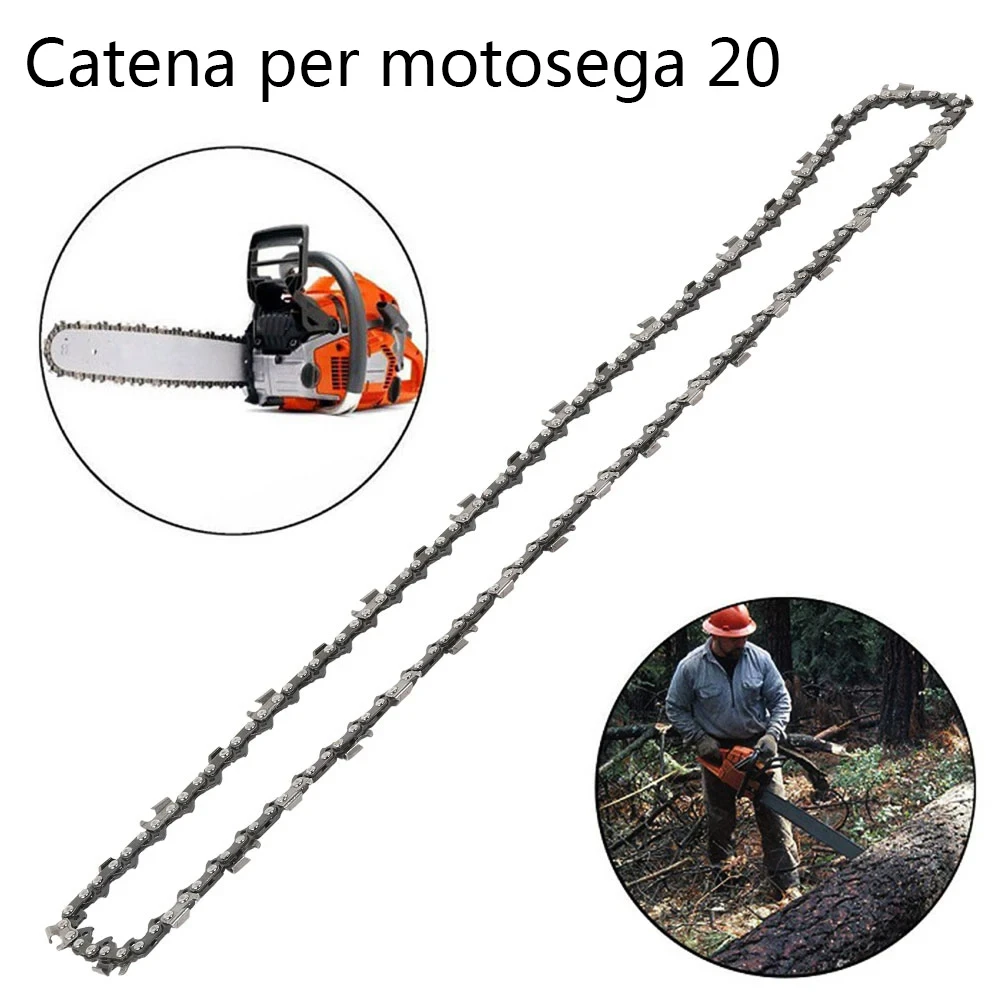 20 Inch Chainsaw Chain 76 Knots Alloy Steel Replacement Chain Sharp Heavy Duty Lumber Cutting Attachment 4