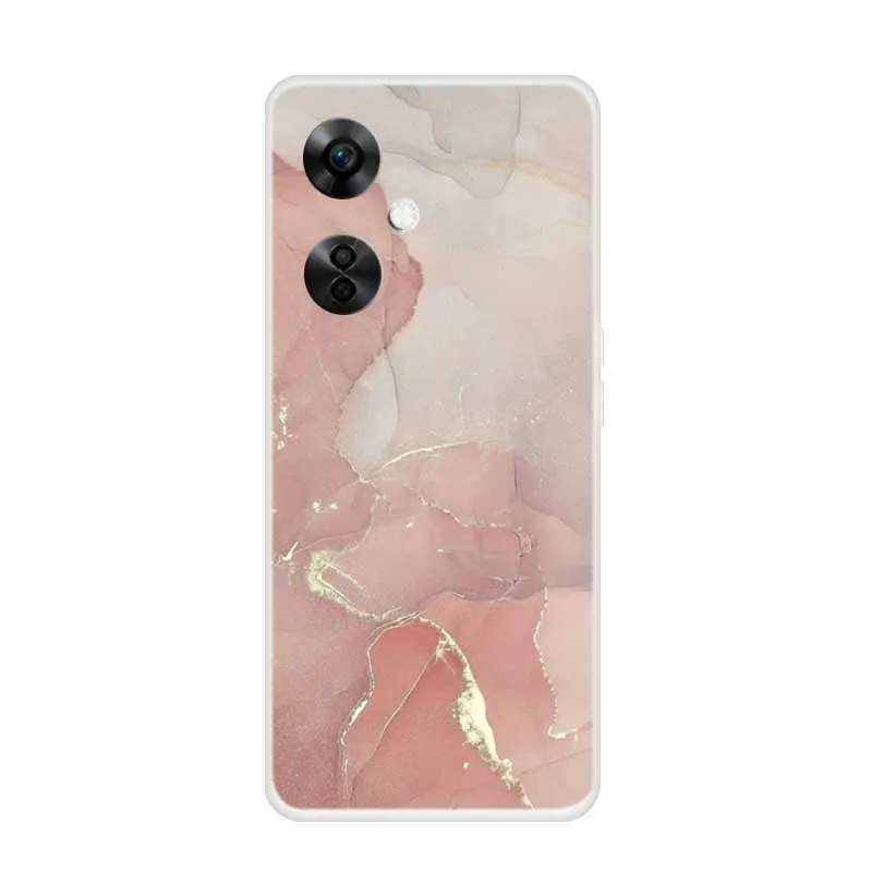 Marble Clear Soft TPU Silicone Phone Cover, Transparent