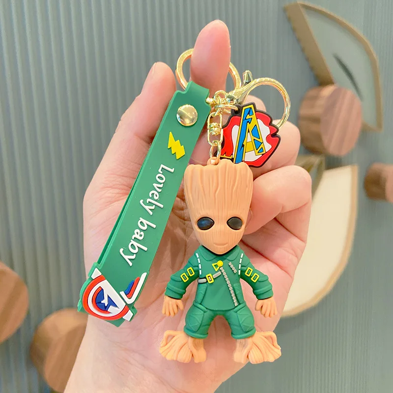 New Hawaii Stitch Keychains Disney Ilaveros Car Key Handbag Accessories  Lilo Stitches Pink Angel Anime Keyring Christmas Gift 