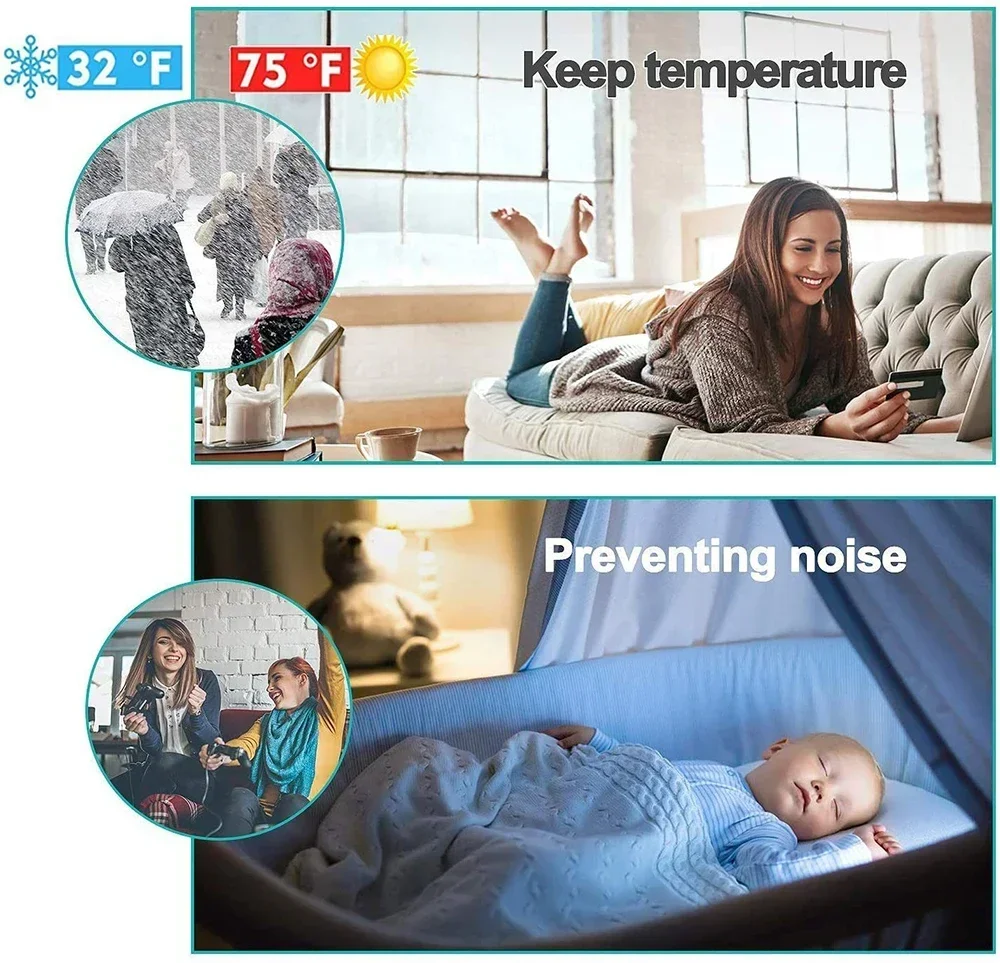 Description Picture 4 of itemDoor Bottom Seal Strip Under Door Weatherstrip Sealing Strips Draft Stopper Door Seal Anti-Cold Gap Blocker Windproof