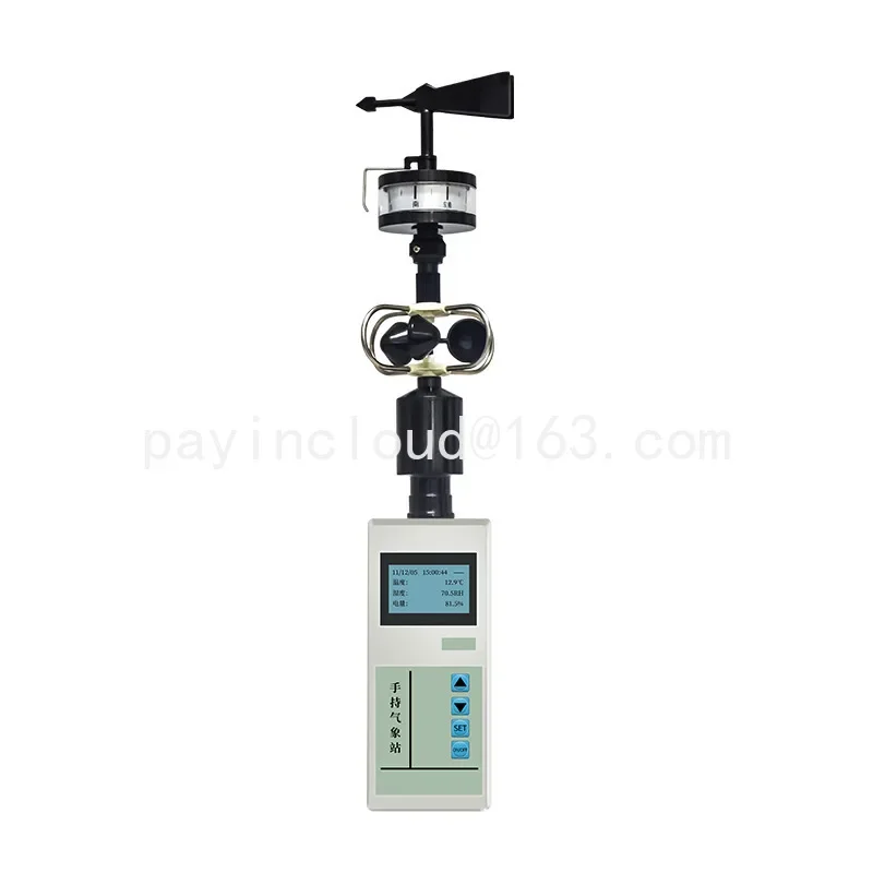 

Handheld Weather Station Miniature Portable Outdoor Mobile Wind Speed Anemoscope Automatic Outdoor