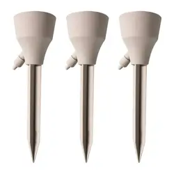 Self - Watering Plant Spikes with Adjustable Flow - 3 - Pack for Effortless Garden and Home Plant Care (A)