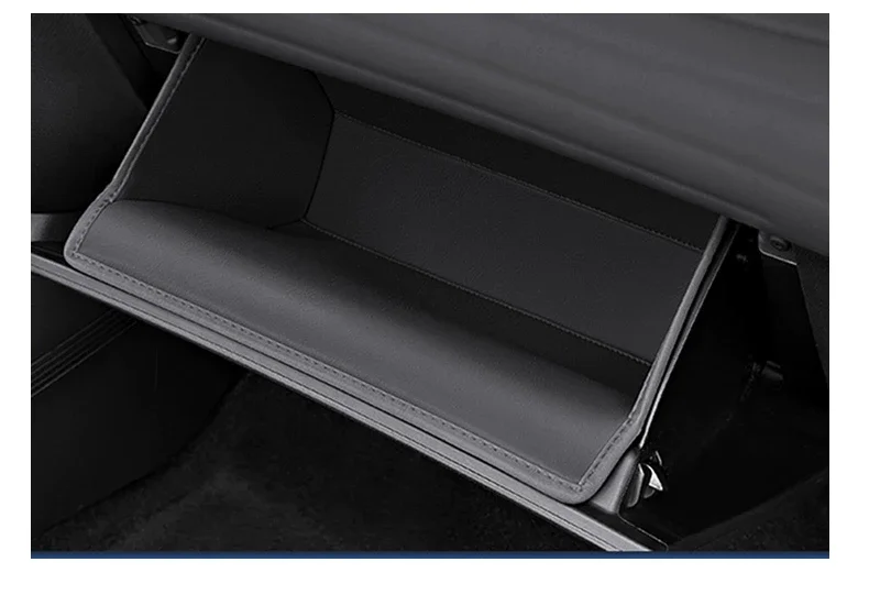 For Byd Yuan Plus Atto 3 2022-2025 Car Passenger Glove Box Storage Slot Pad Organizer Case Leather Protector Mat Wear Resistant