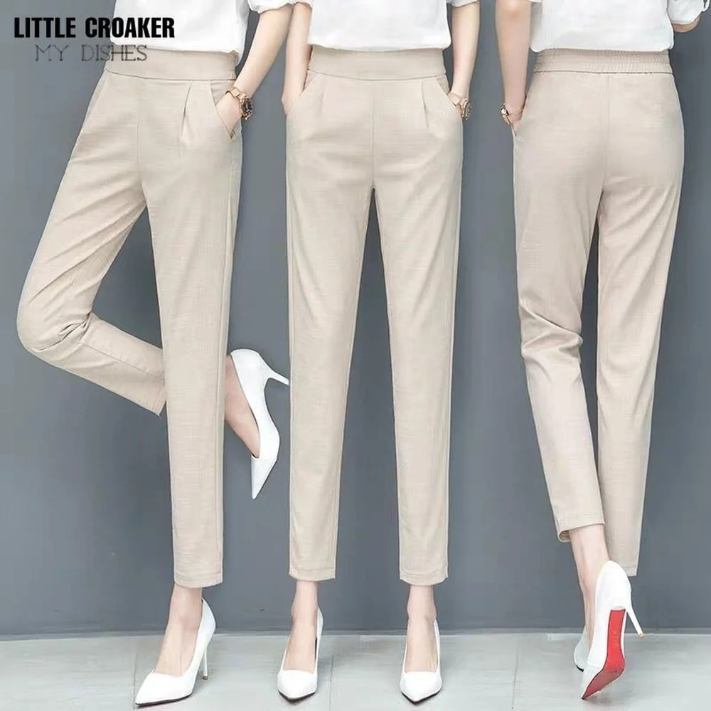 black workwear trousers ladies