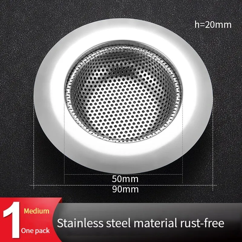 Stainless Steel Sink Drain Strainer Kitchen Sink Floor Anti Clogging Magic Odor