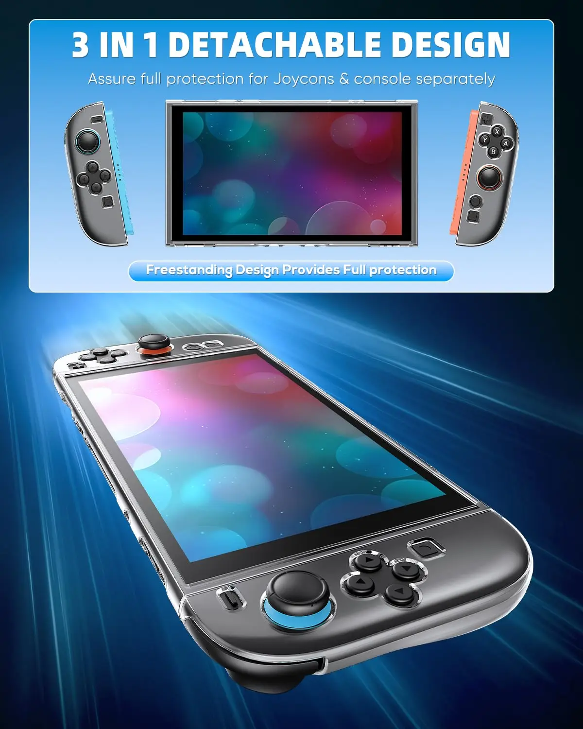 Crystal Clear TPU Protective Shell Cover