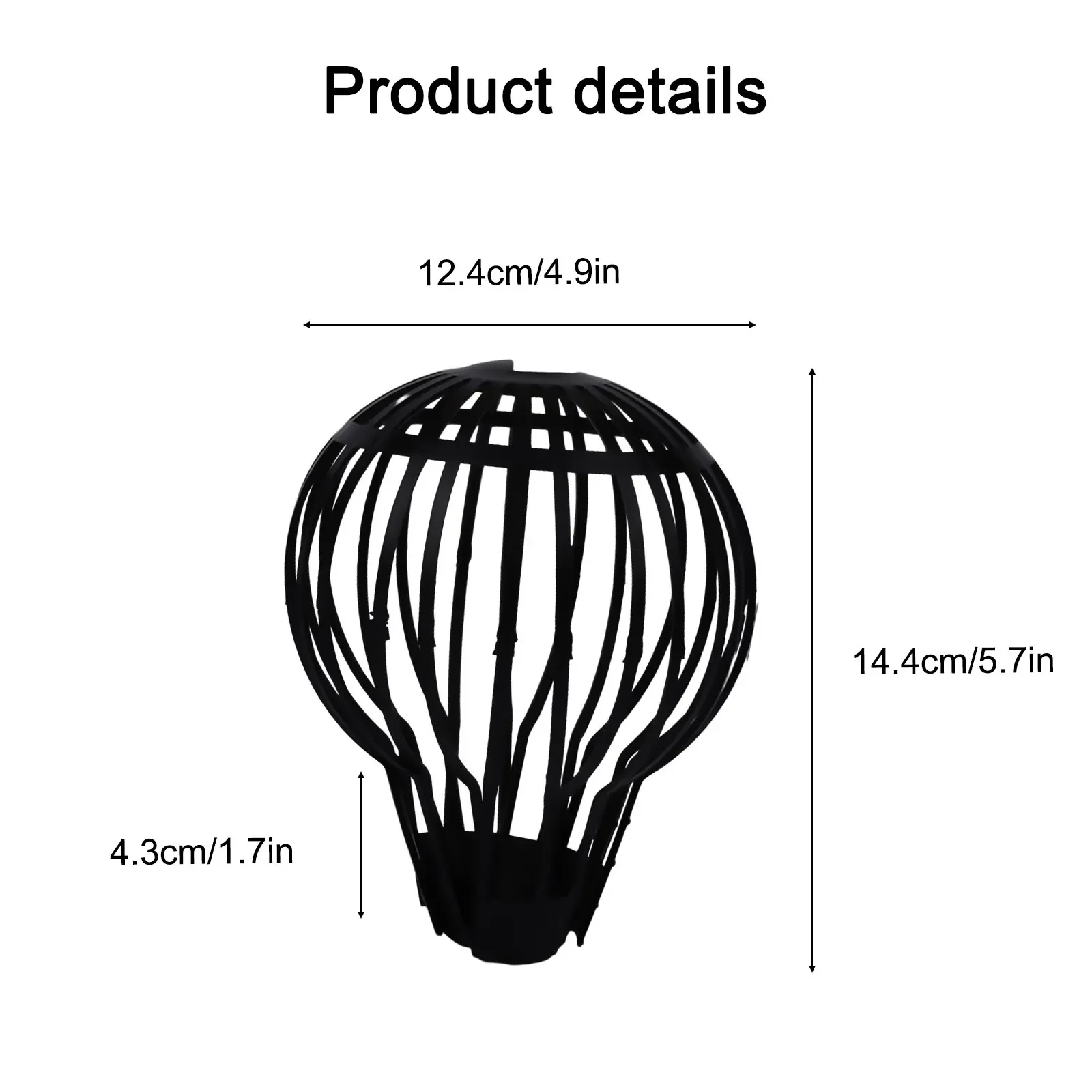 2/4/6PCS Roof Gutter Guard Filters Expand Plastic Filter Strainer Stops Blockage Leaf Drains Drain Net Cover