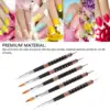 Nail Art Brush Set with Nylon Bristles - Precision Nail Drawing Pens for home Use 4