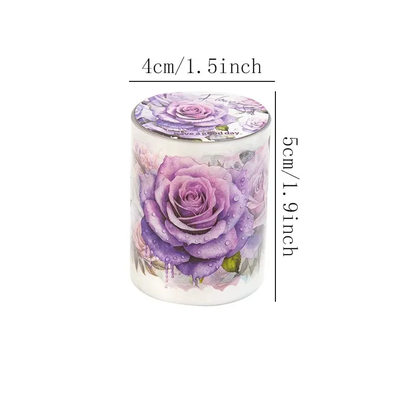 8 스타일 200cm/롤 꽃 바다 테이프 컷 필름 애완 동물 식물 핸드북 DIY 재료 장식 스티커