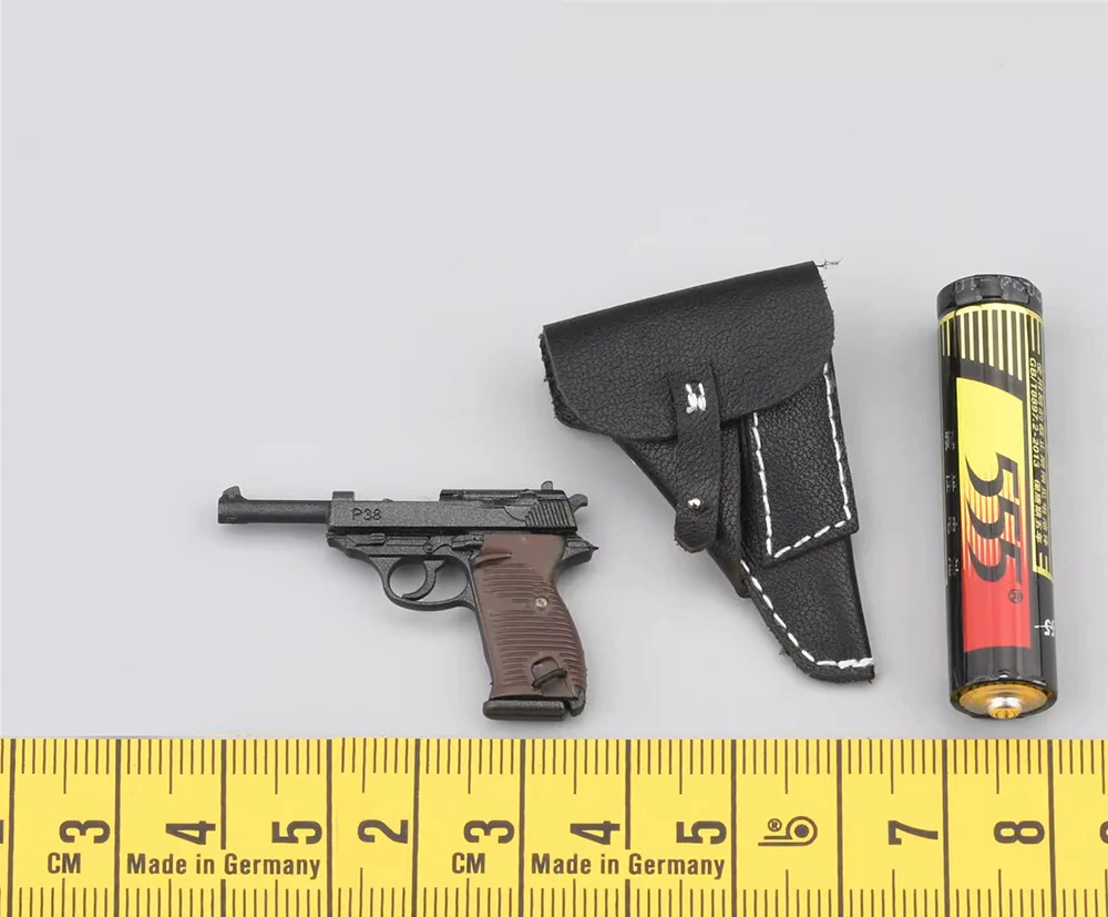 

1/6 DID D80172 Man Who WWII Series Soldier Mini Toys Model P38 Black Color Telescope PVC Material Can't be Fired For 12" Figure