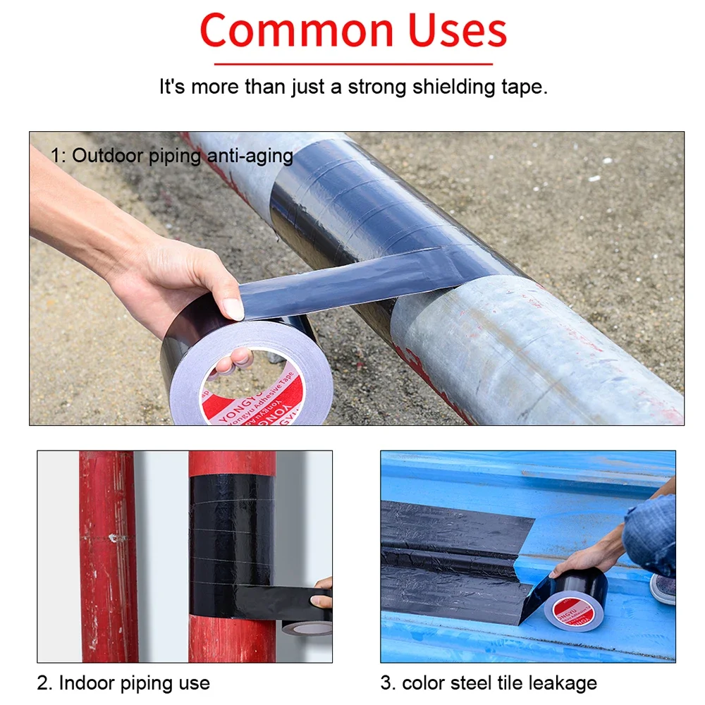 Nastro In Foglio Di Alluminio 15 Mm X 50 M - Biadesivo, Per HVAC, Sigillatura Condotti E Riparazioni - Foto 7