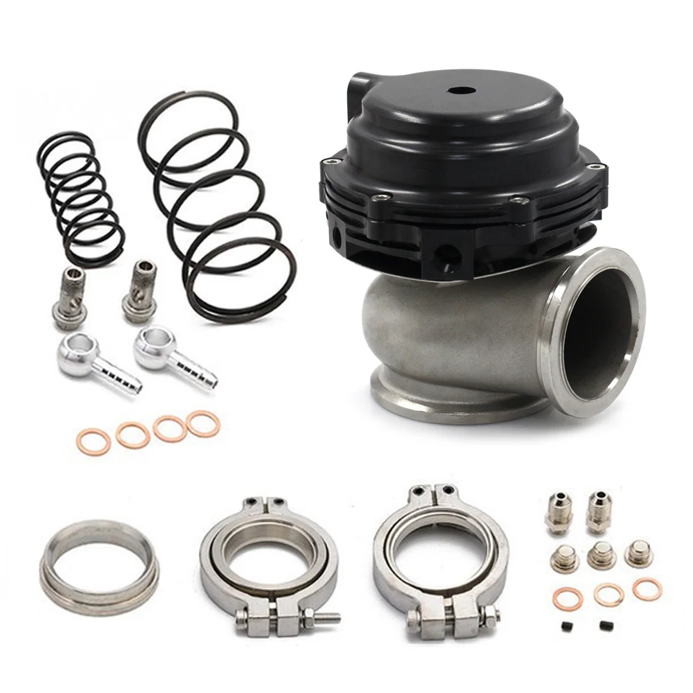 Universal 44mm External Wastegate MV-R V-Band Flange Turbo KIT Water Cooler Performance aluminium alloy Black/Silver/Red/Blue