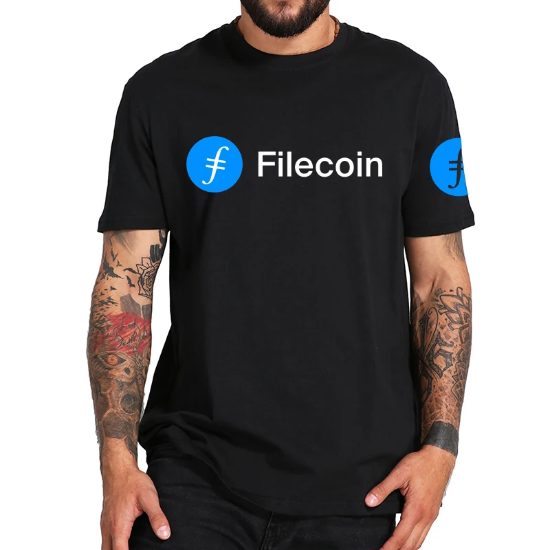 Футболка Filecoin FIL, децентрализация криптовалюты, криптовалюты, топы, летние повседневные футболки из хлопка с круглым вырезом для мужчин и женщин, 100%