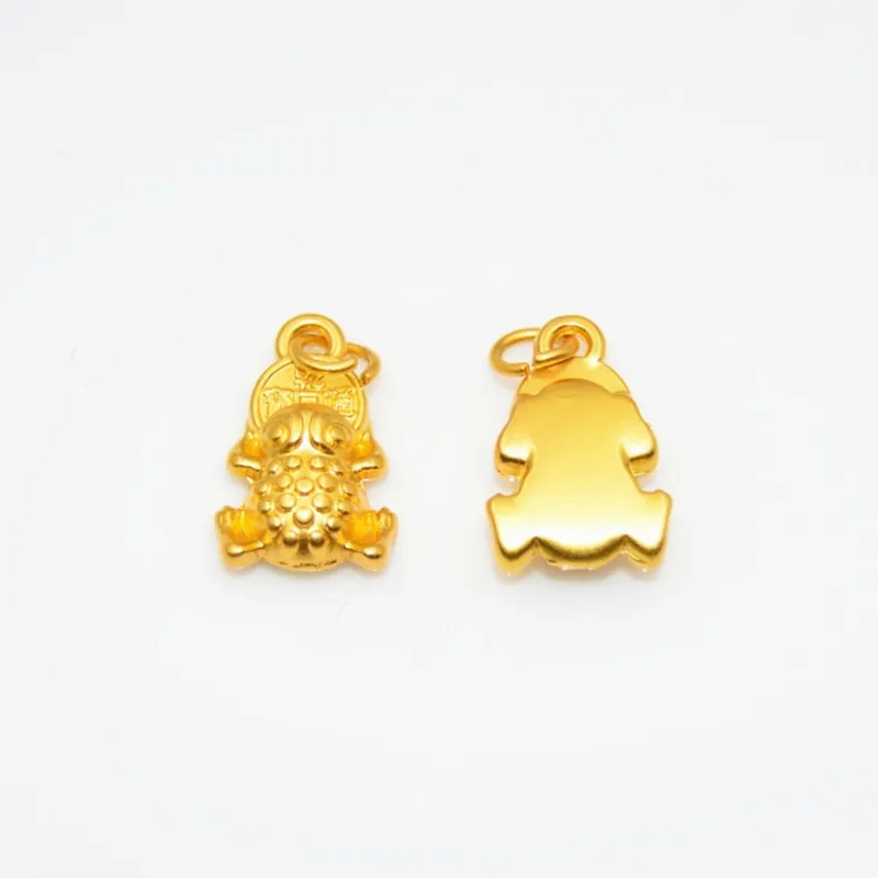 

Small Golden Toad Pendant Chinese Fengshui Alloy Small Golden Toad Pendant DIY Crafts Jewelry Accessories for Home Room Decor