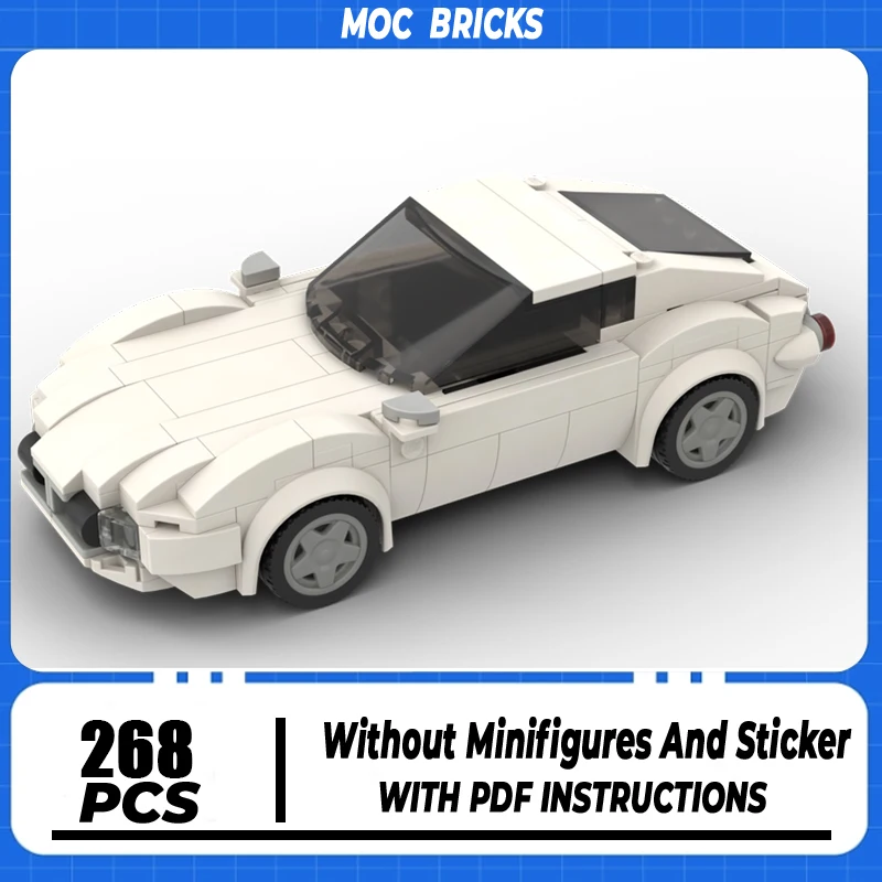 

Moc Building Bricks Super Sports Car Model Champion Speed Cars Technology Modular Blocks Construstion Toy DIY Set Assembly Gift