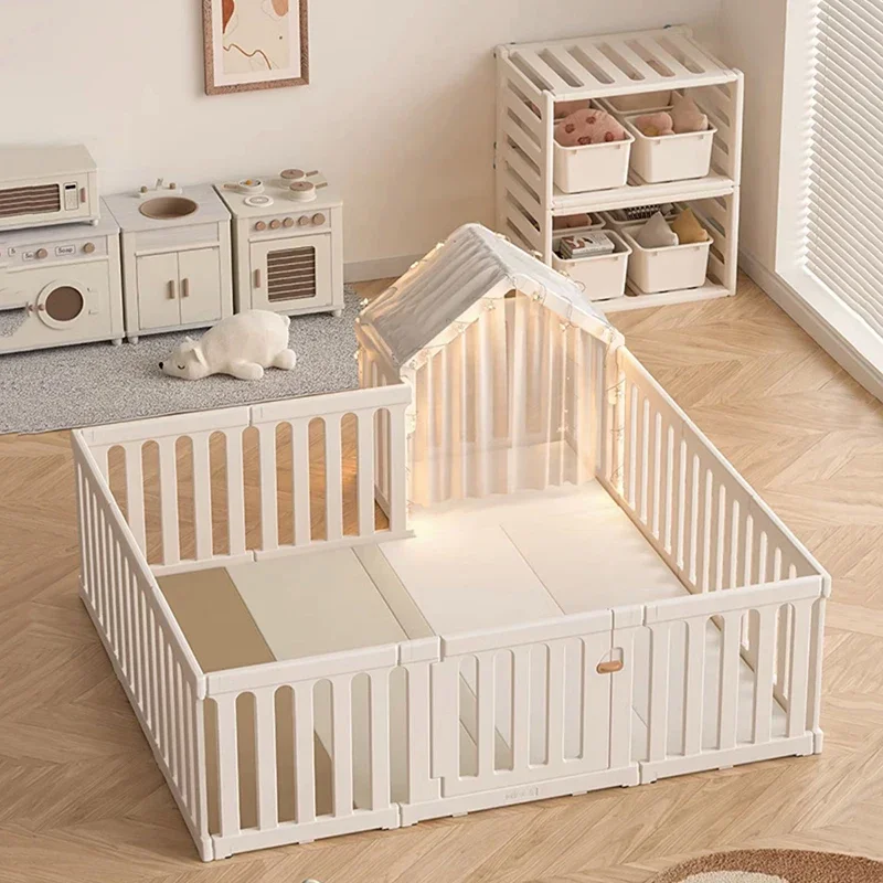 Newborn Favorite Playpen Cute for Baby Home Kids' Beds Fence Corral Para Bebes Living Room Furniture Tent House