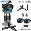 5 Speeds Brushless Electric Hand Trimmer Cordless Wood Router Woodworking Engraving Milling Cutter for Makita 18V Battery 1