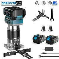 5 Speeds Brushless Electric Hand Trimmer Cordless Wood Router Woodworking Engraving Milling Cutter for Makita 18V Battery 1