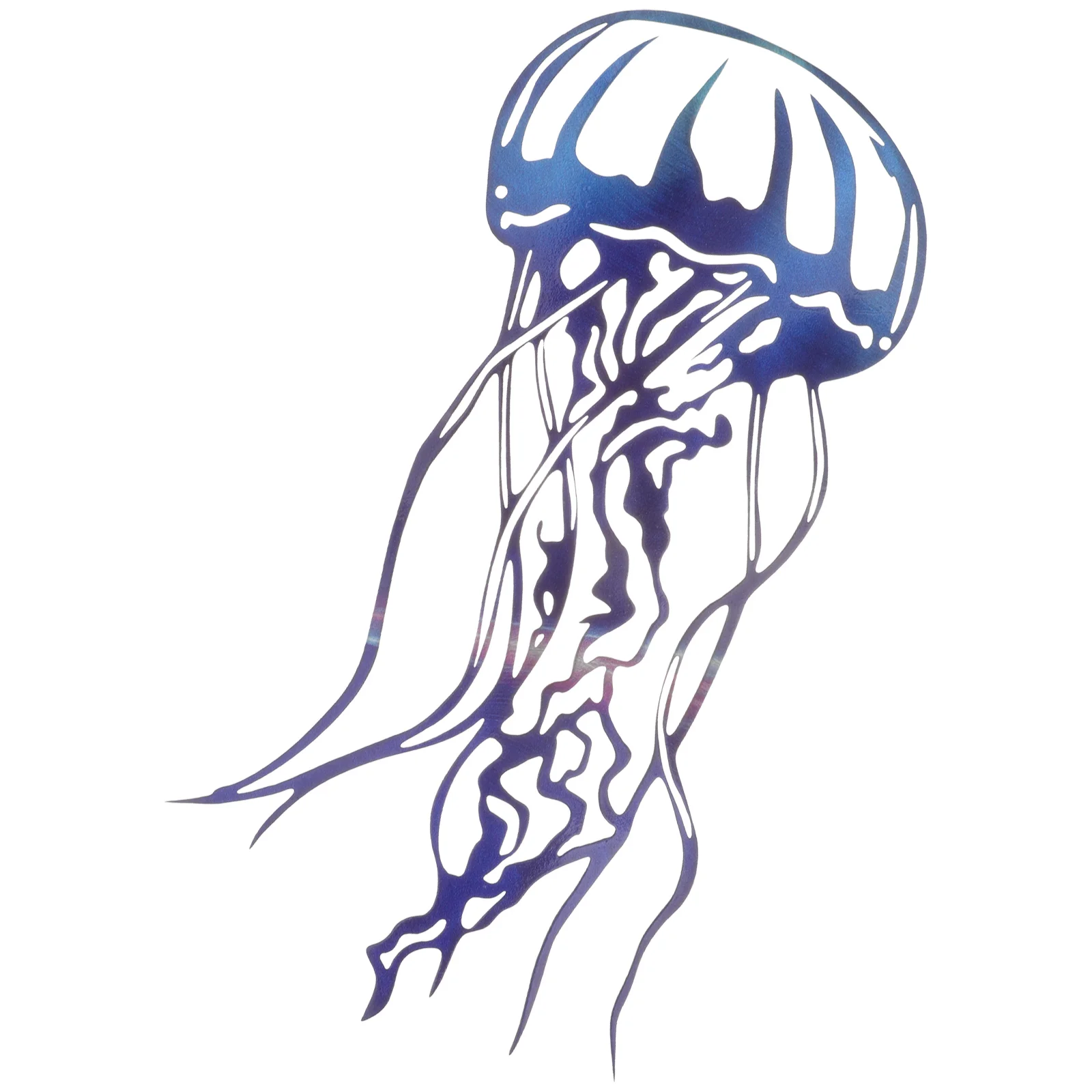 

Jellyfish Wall Decor Ocean Animals Tropical Art Outdoor Yard Decoration Iron Metallic Decorations