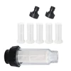 Water Filter Garden Hose, 3/4 Inch Water Pre-Filter Water Filter Set with 5 Filter Inserts + 2 Quick Adapters 6