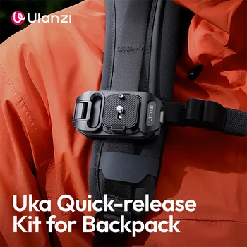 Ulanzi UKA07 Uka Quick-Release Kit for Backpack Suit for Arca-Swiss & F38 Quick Release System Hassle-Free Hanging 10KG Load
