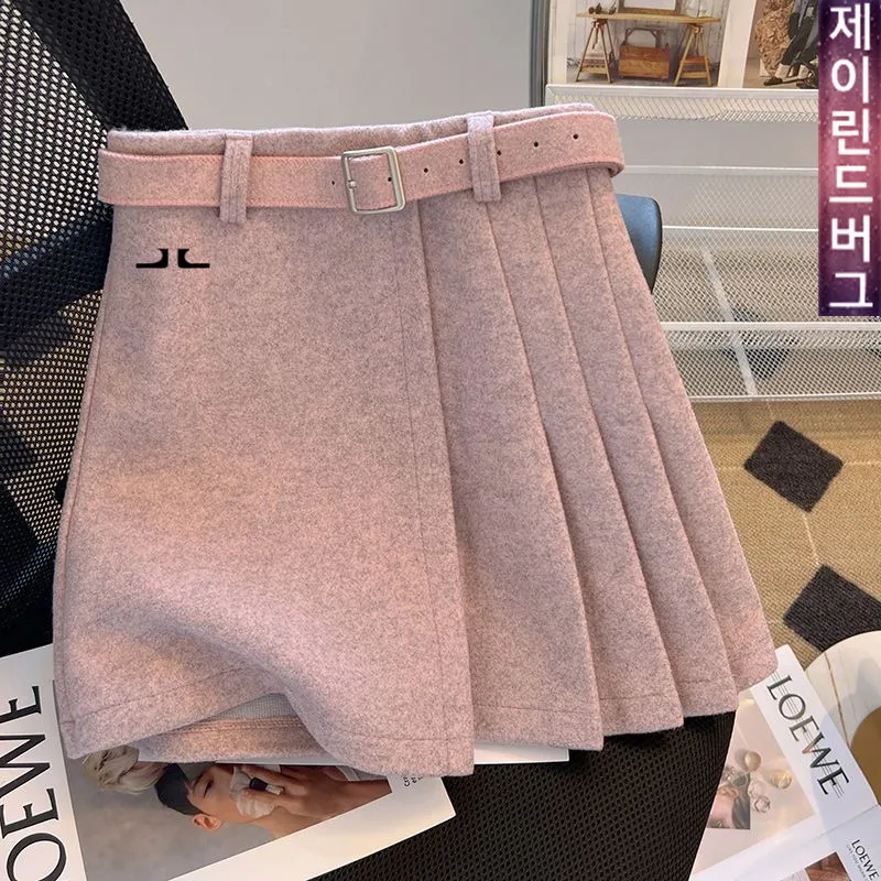 

골프의류 고퀄리티 여성 Korean Golf Skirt Winter Women's Golf Wear 2023 Fashion Sports Mini Skirt Women's Golf Clothing Golf Belt 여성 골프 의류