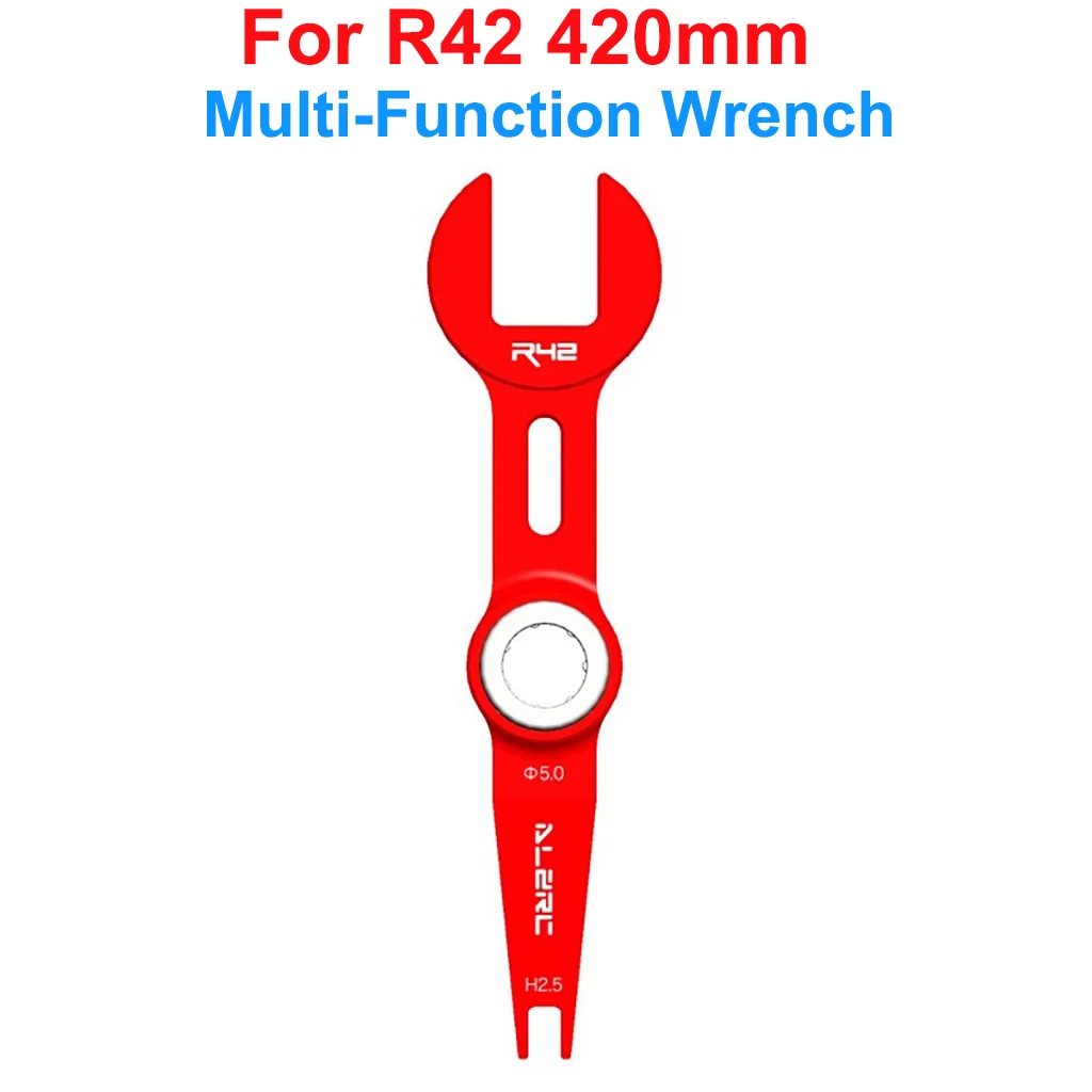 

ALZRC DIY R42 FBL комплект RC вертолет запасные части R42 Многофункциональный гаечный ключ T6 алюминиевый CNC Maching задний пояс Натяжное кольцо