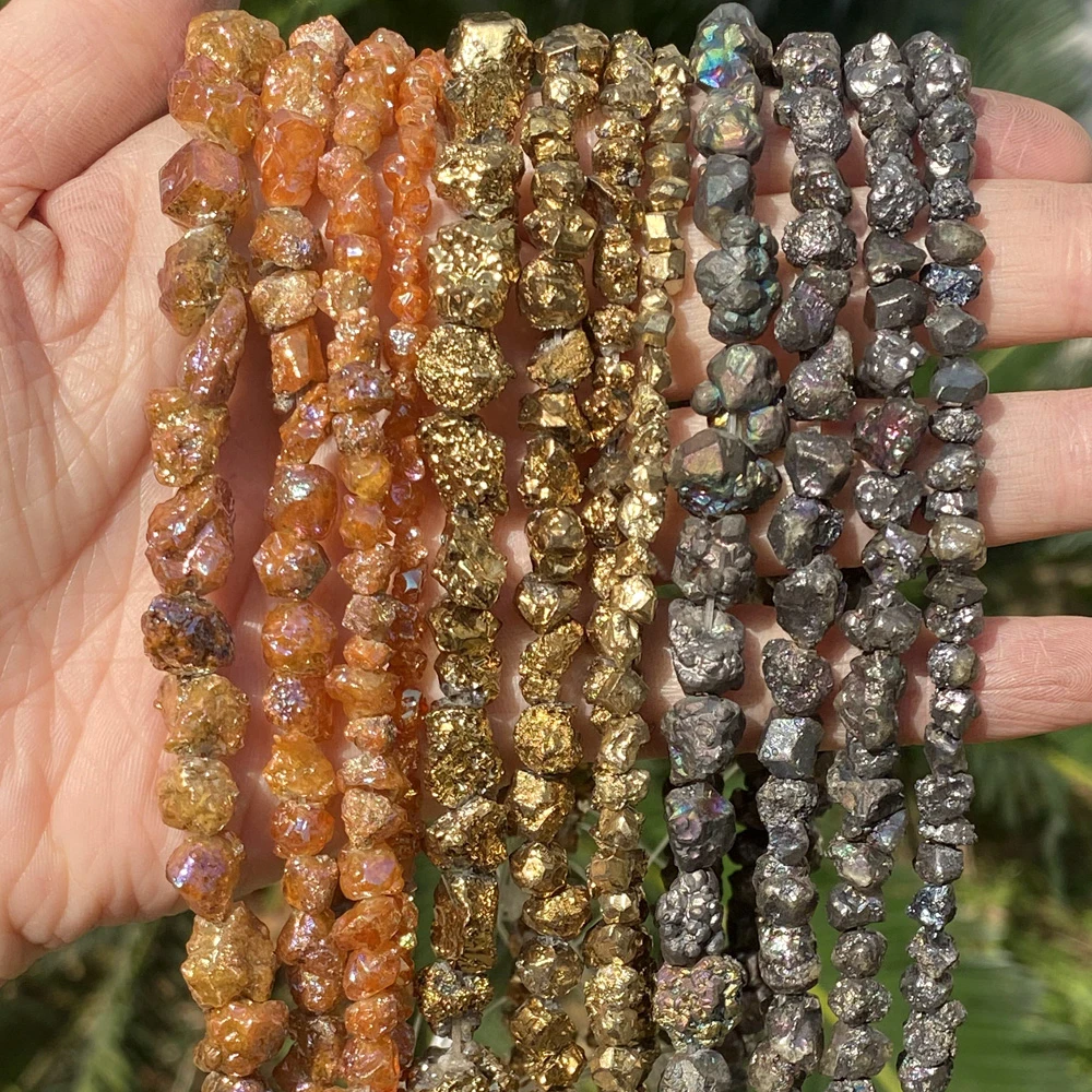 20 Pièces Perles De Cuivre 6mm 8mm 10mm Bouchon Perles D'espacement