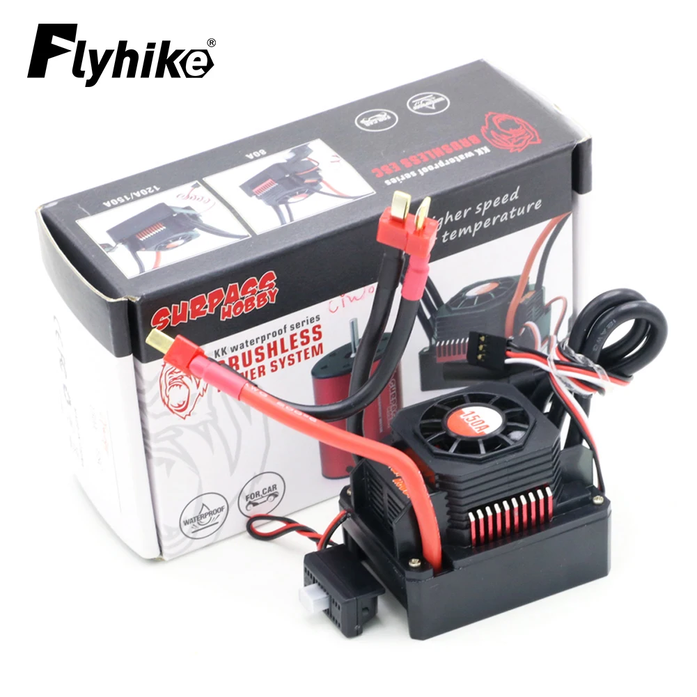 방수 브러시리스 무감각 속도 컨트롤러, 25A, 35A, 45A, 60A, 80A, 120A, 150A ESC, T / XT60 플러그, 1/8, 1/10, 1/12, 1/20 차량용