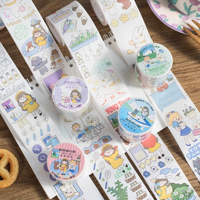 China Stationery Kawaii Cute Animal UV Oil Masking Washi Tape