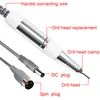Electric Nail Drill Pen Handle File Polish Grind Machine Handpiece Manicure Pedicure Tool DC & 3 PIN PLUG Nail Drill Accessories 2