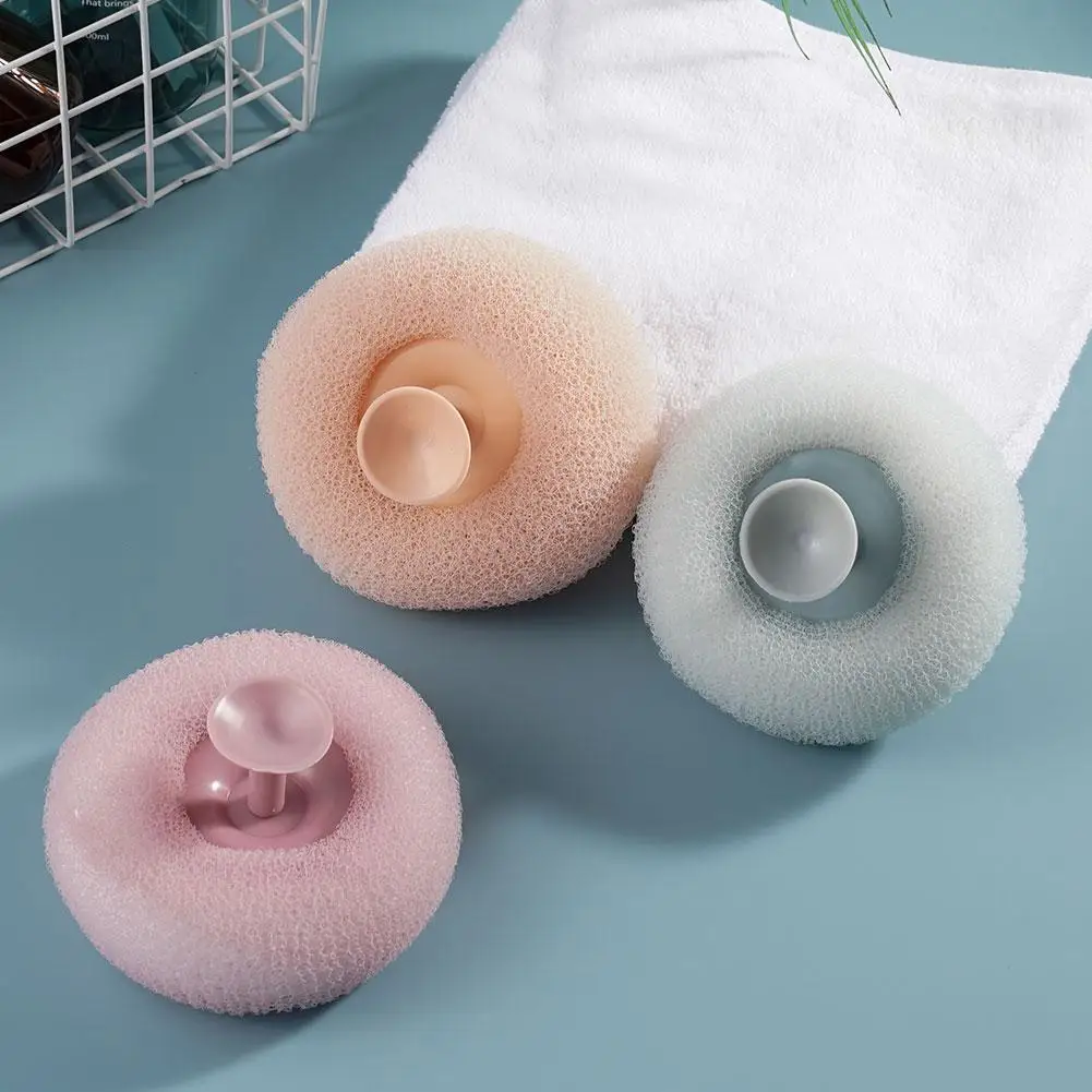 

1PCS Sucker Shower Ball Fluffy Soft Reusable Deep Cleaning Skin Body Bathroom Clean Dead Accessories Exfoliating Bath Brush U5F0