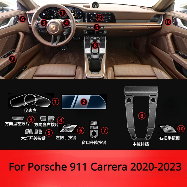 For Porsche 911 Carrera 2023-2019 Interior Accessories film